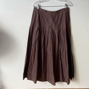 Aquarius Dropped Waist Skirt W/Full Pleats